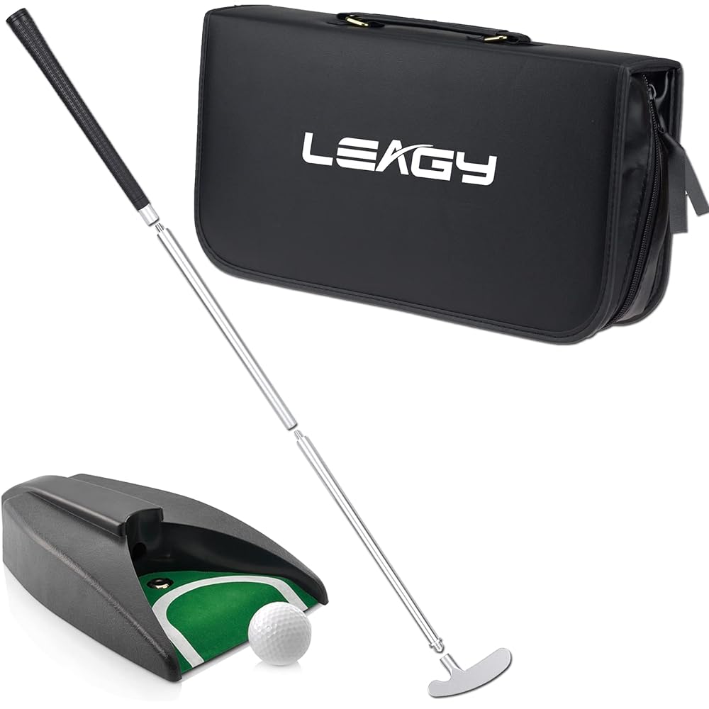 LEAGY Portable Golf Putter Set