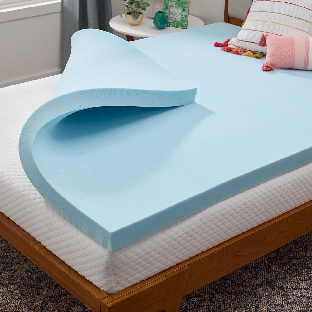 Linenspa 3 Inch Gel Memory Foam Mattres...