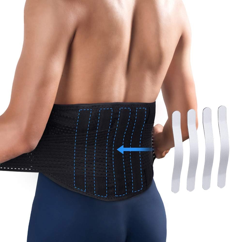 Medical-Grade Back Support Belt with Do...