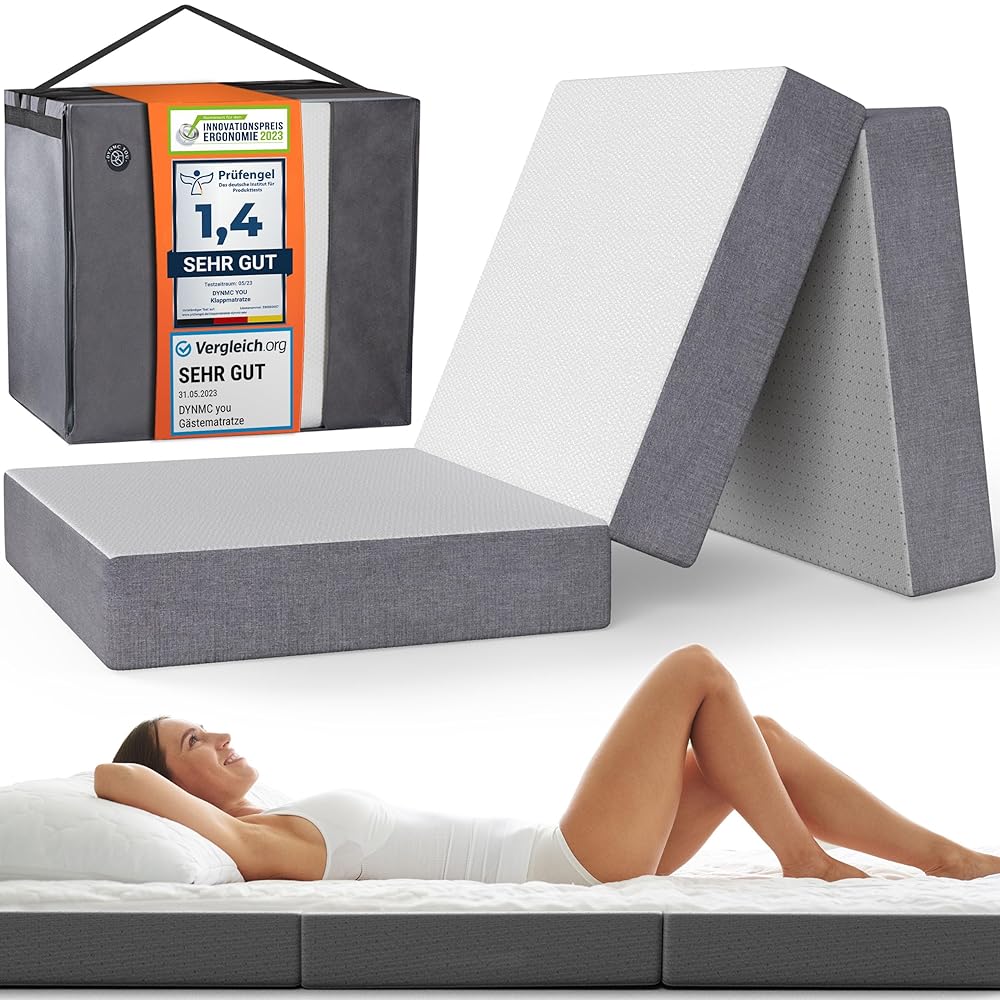 Modern Foldable Guest Mattress with Mem...