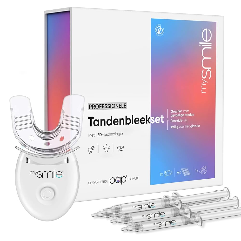 mysmile Teeth Whitening Kit - Peroxide-Free with PAP...