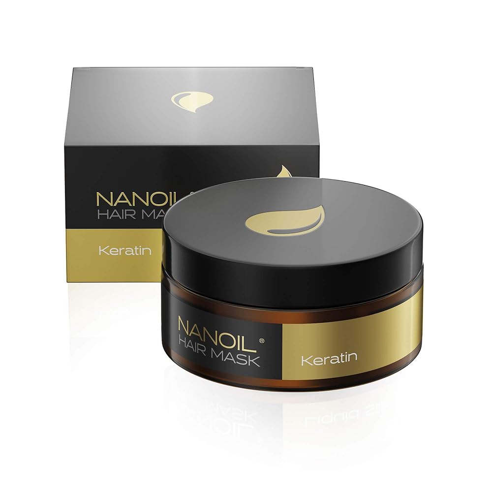 Nanoil Keratin Hair Mask - Hair Repair & Strengt...