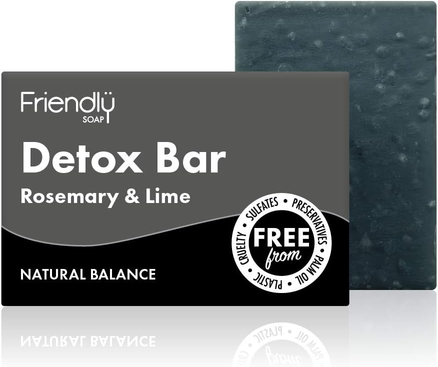 Natural Activated Charcoal Detox Soap b...