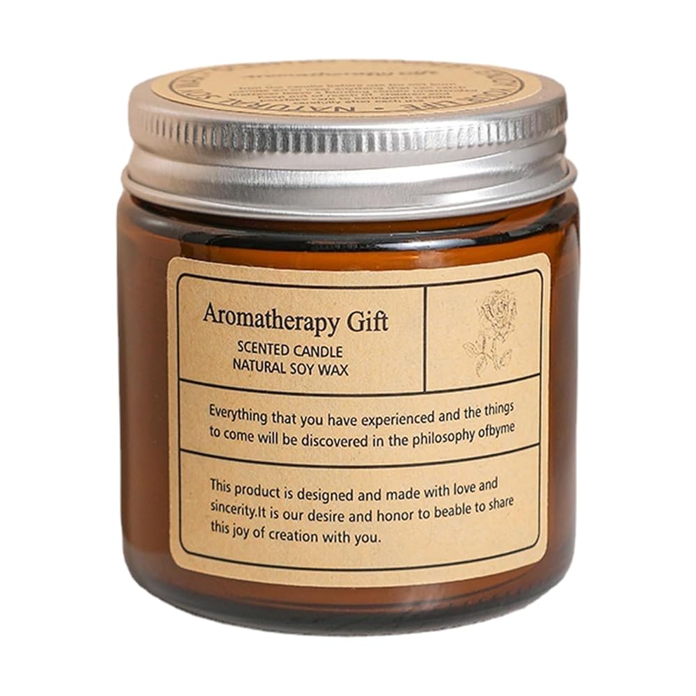 Natural Aroma Scented Candle - Relaxing Home Decor