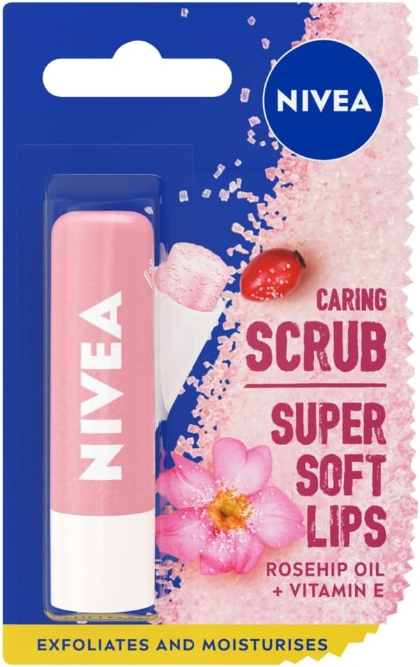 NIVEA Lip Scrub with Rosehip Oil