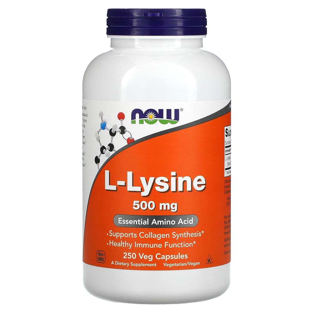 Now Foods L-Lysine 500mg Vcaps