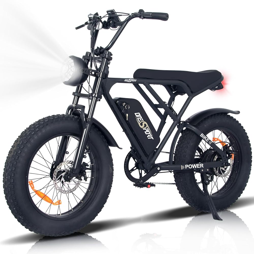 OneSport Electric Fat Tire Off-Road Bike