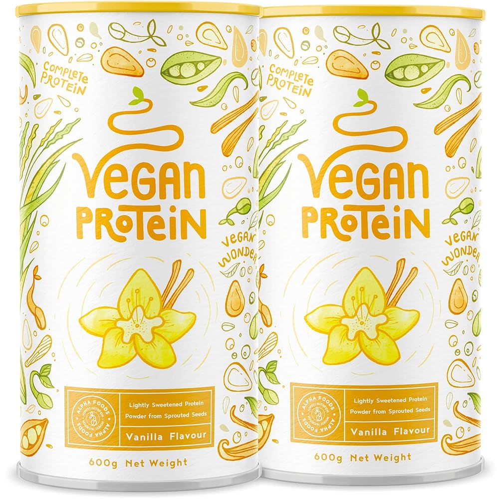 Organic Vegan Protein Powder - Vanilla Flavored