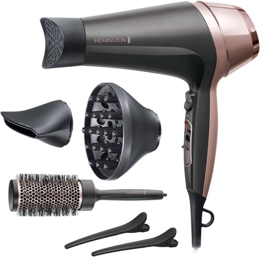 Remington Hair Dryer D5707 with Curl & Straight Conf...