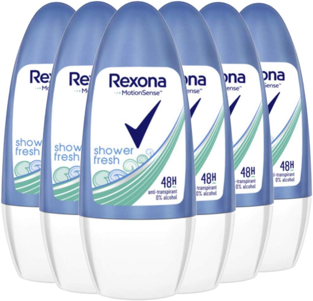 Rexona Shower Fresh Women's Deo Roll-On 6-pack