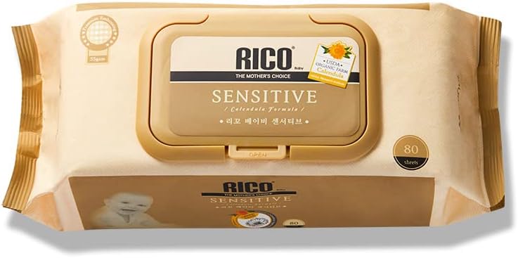 RICO Baby Sensitive Wipes (80 count), H...