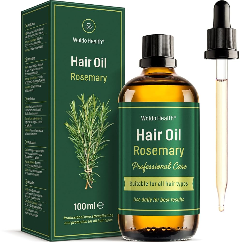 Rosemary Hair Oil - 100ml with Pipette