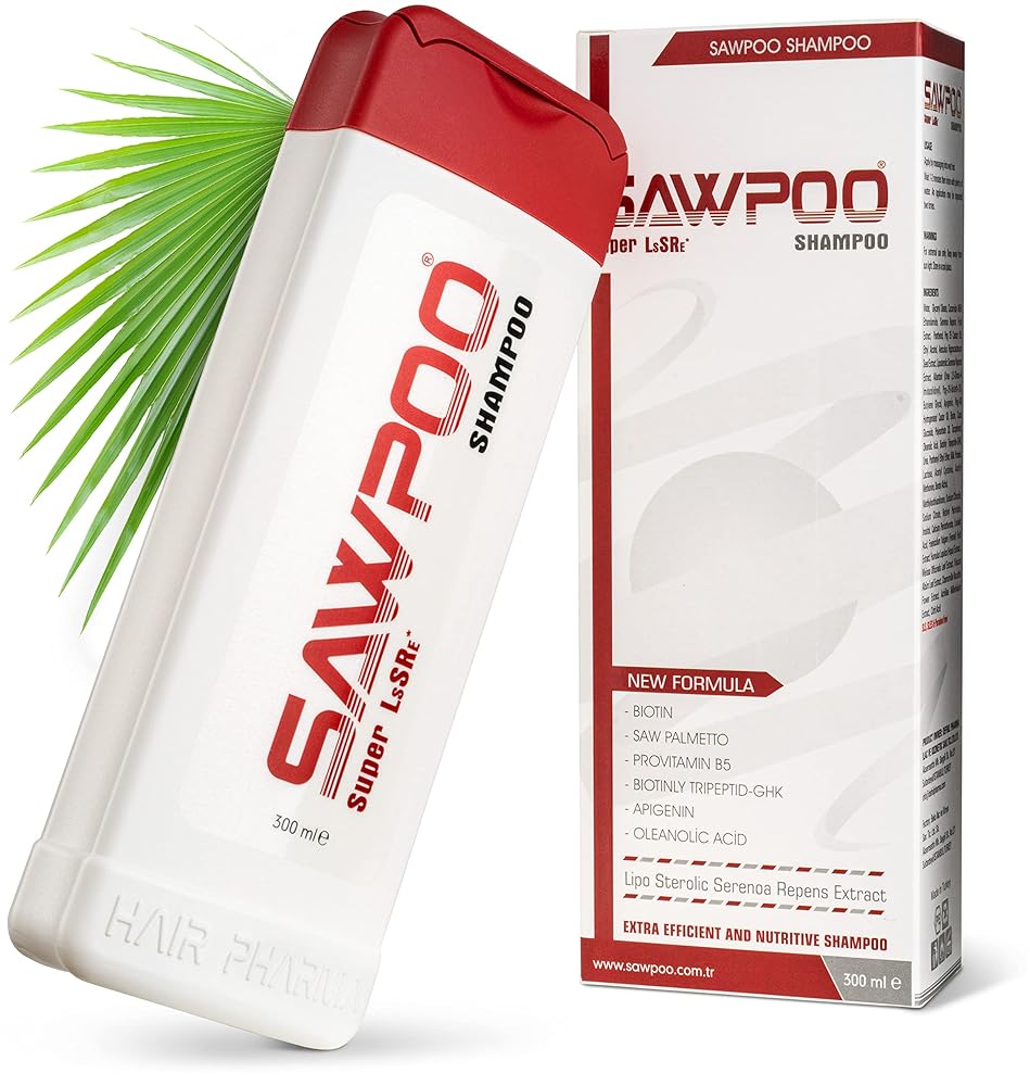 Sawpoo Hair Loss Shampoo with Biotin and Saw Palmetto