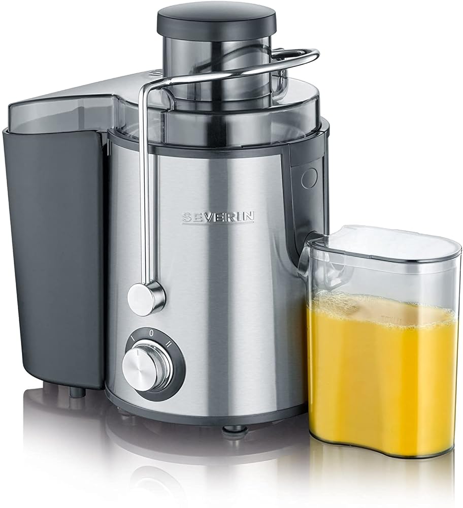 Severin ES 3566 Juicer, 400W, Zwart/Roestvrij Staal