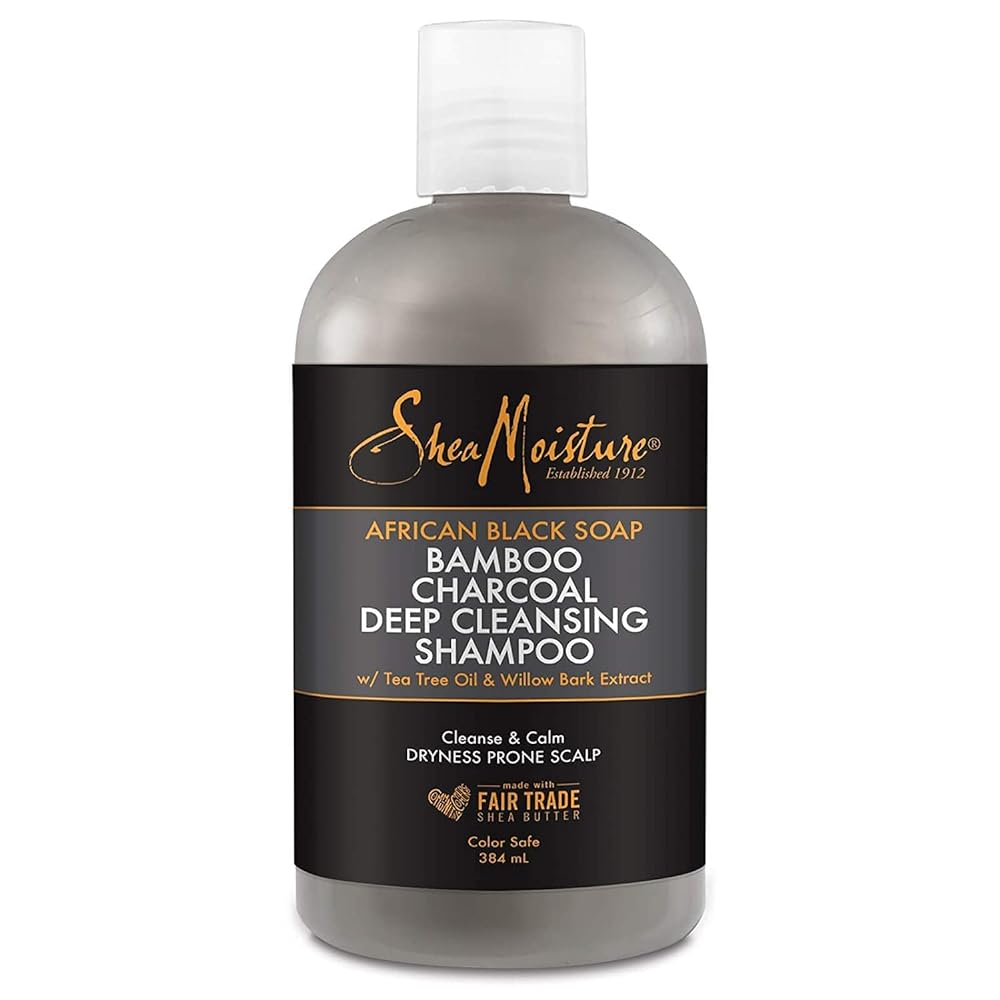 Shea Moisture Black Soap Charcoal Shampoo