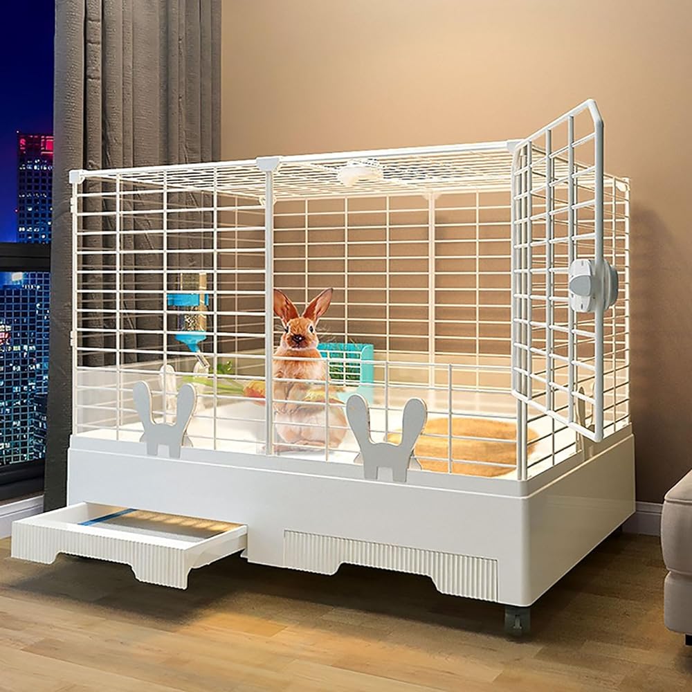 Small Animal Cage - White