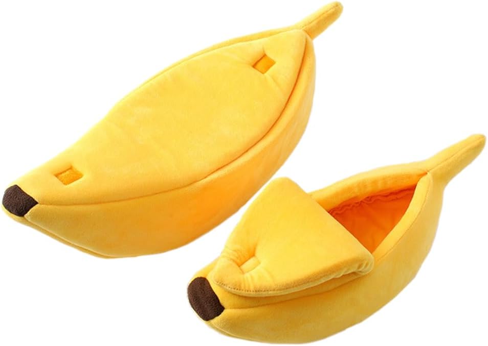 SMDARROY Banana-shaped Pet Bed