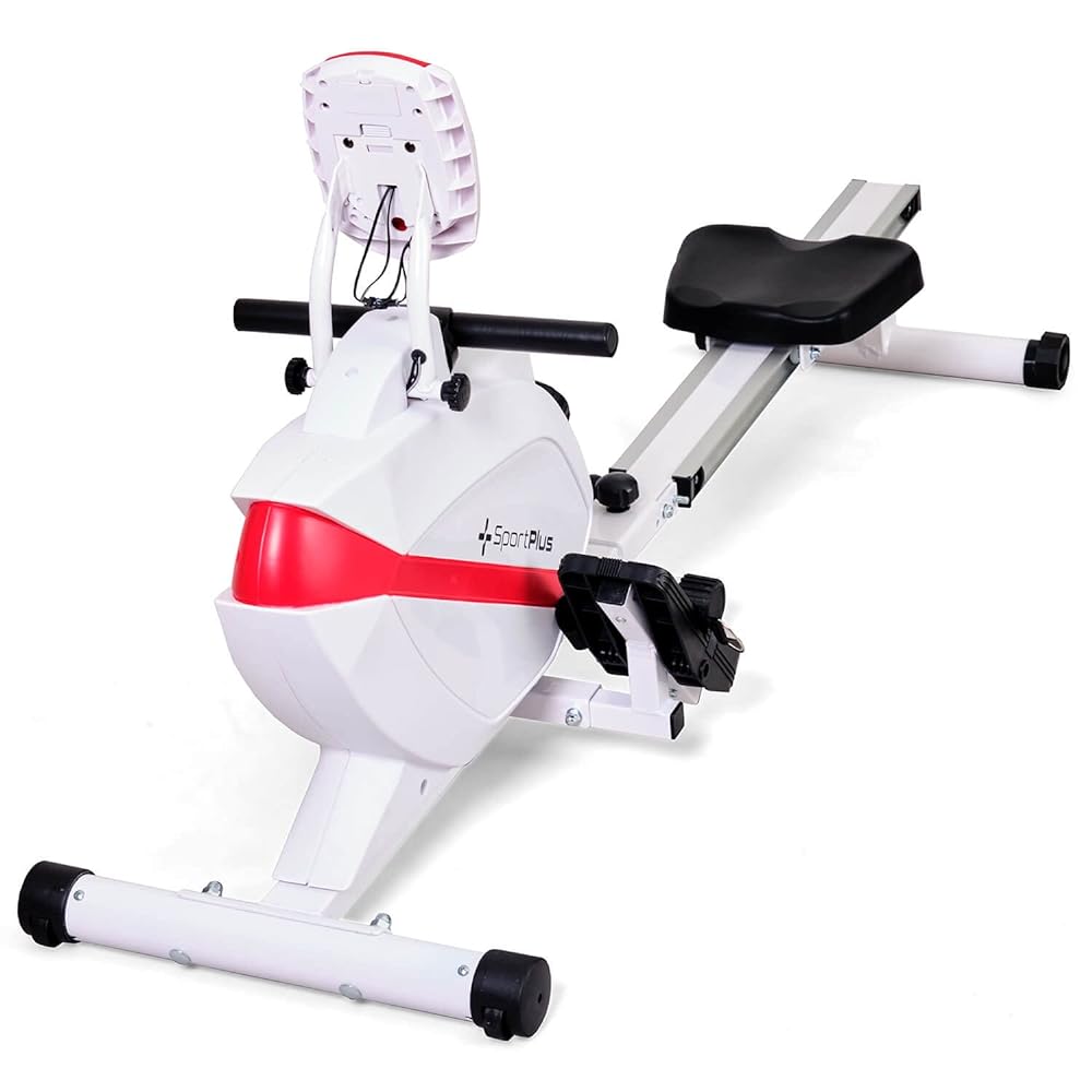 SportPlus Home Rowing Machine, Foldable...