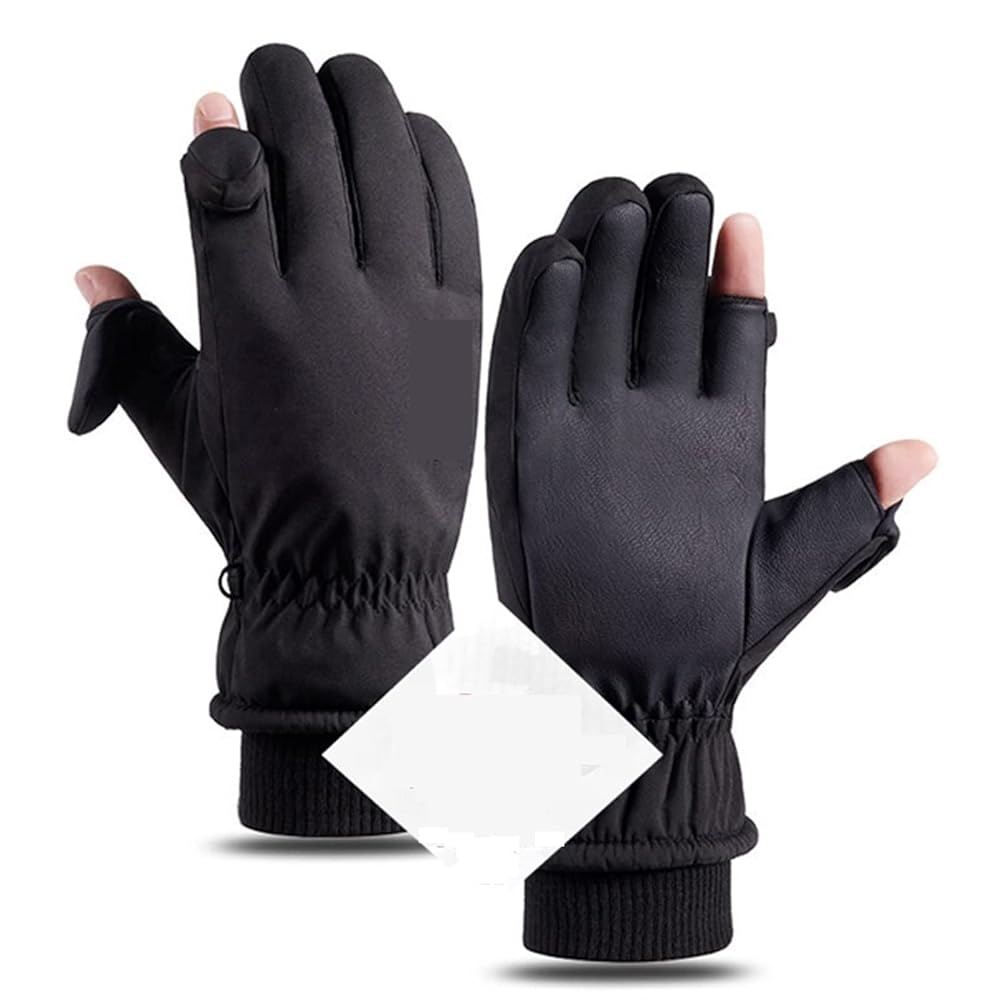 SUWALI Men Winter Ski Gloves