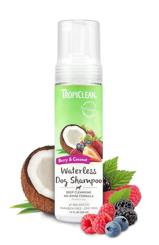 Tropiclean Waterless Shampoo - Deep Cleaning