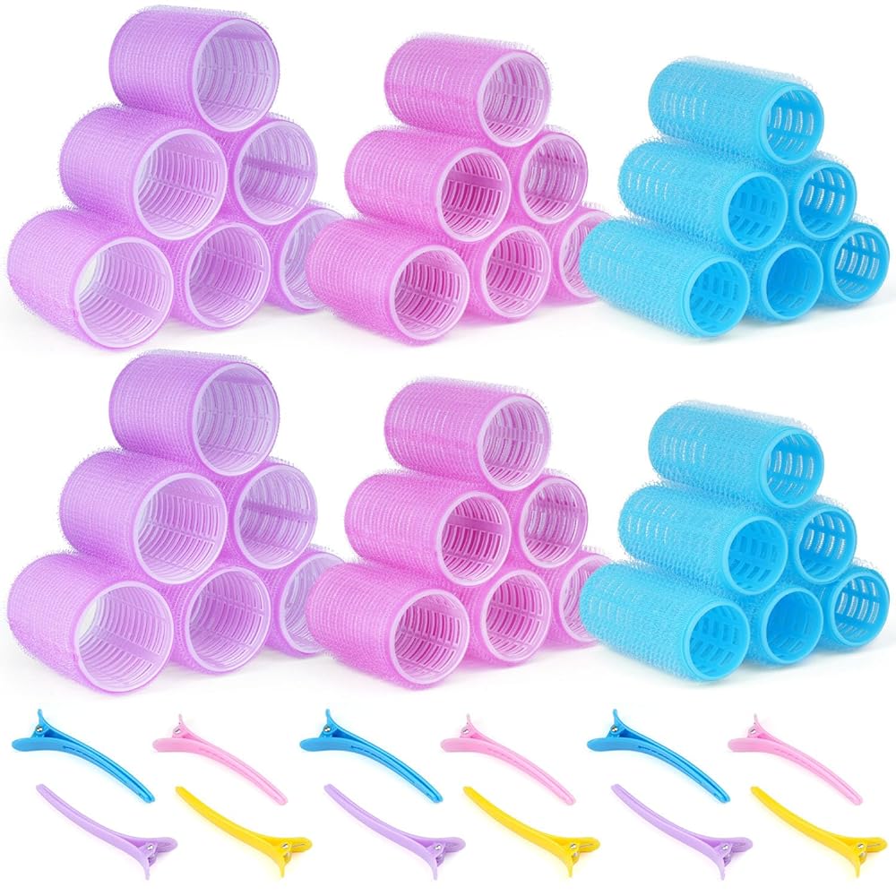 UARQT Self Grip Hair Rollers with Clips