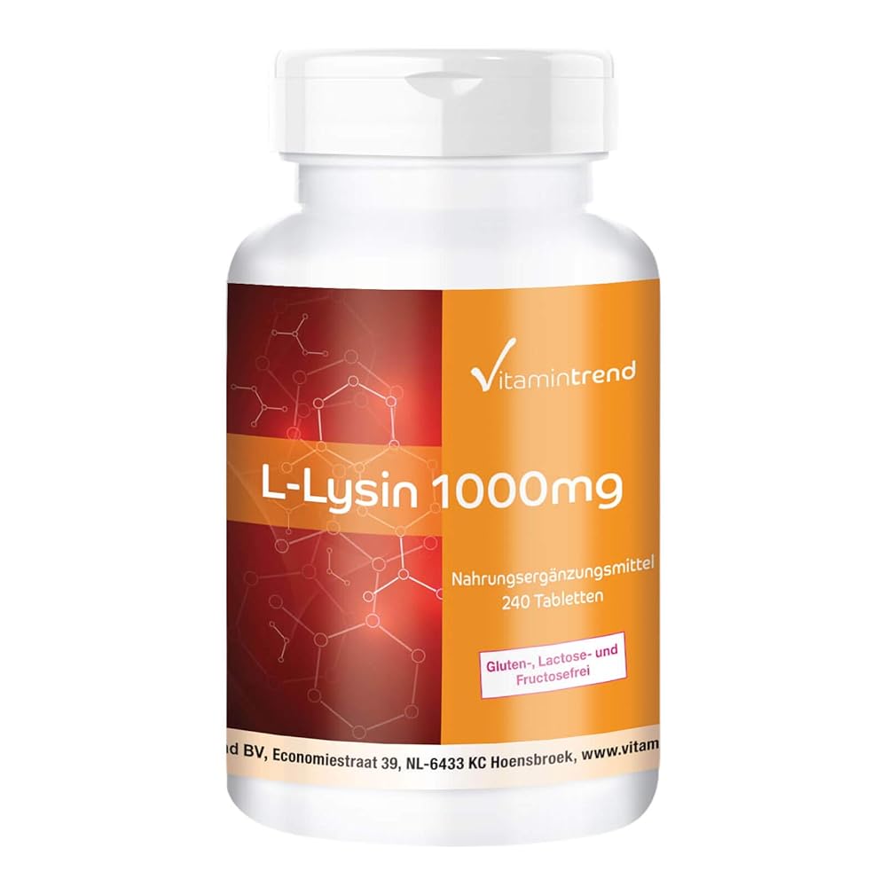 Vegan L-Lysine 1000mg Tablets