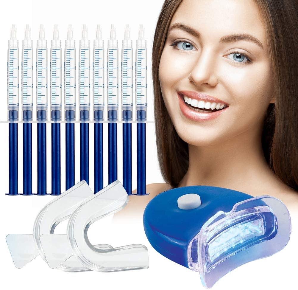 Whitening Kit: 3D LED, 10 Gels, Safe & Effective...