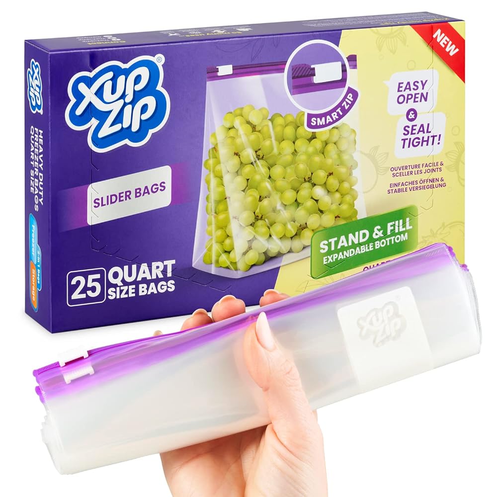 XupZip Premium Stand Up Freezer Bags | ...