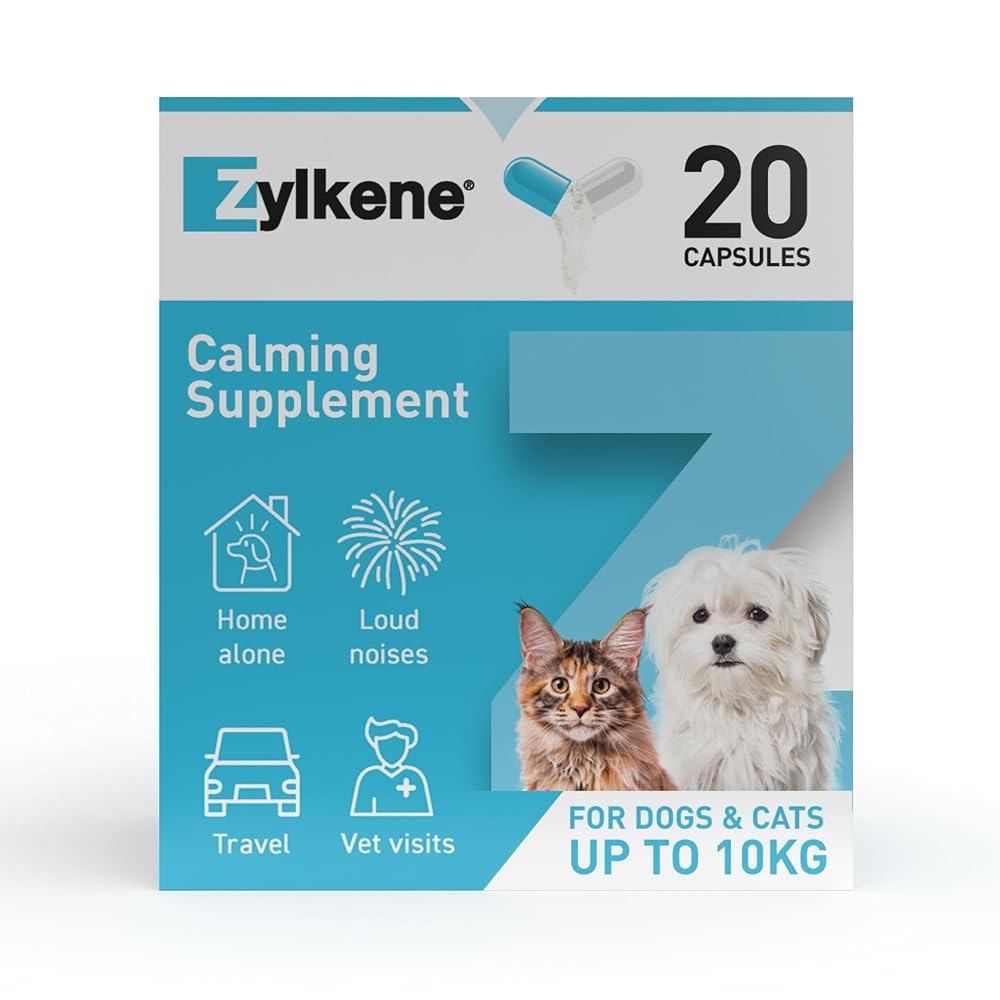 Zylkene Calming Supplements for Cats and Dogs | 75mg...