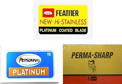 25 Blade Sampler – Personna & Gillette