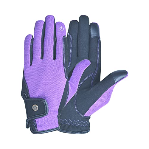 AK Fine Tech Micro Suede Riding Gloves