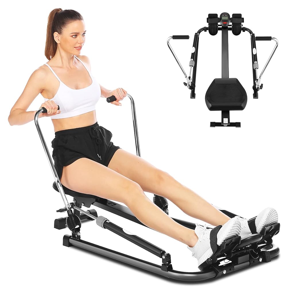 Ancheer Hydraulic Rowing Machine –...