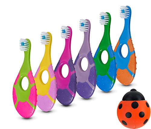 Baby Toothbrush 6-Pack | Soft Bristles | BPA-Free