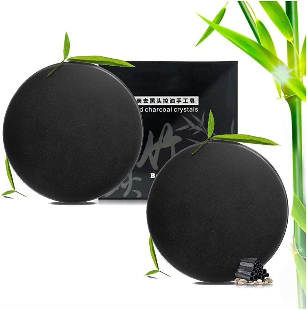 Bamboo Charcoal Blackhead Remover Soap - 2pcs