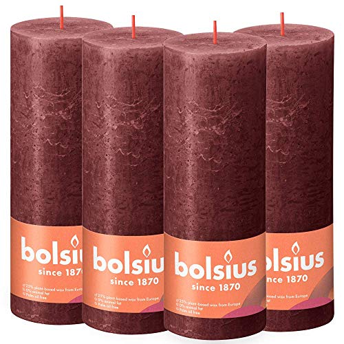 Bolsius Rustik Candles – Pack of 4