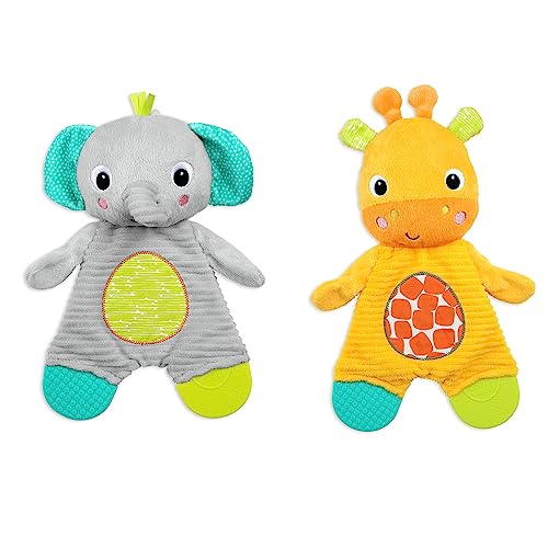 Bright Starts Soft Toy with Teething Rings