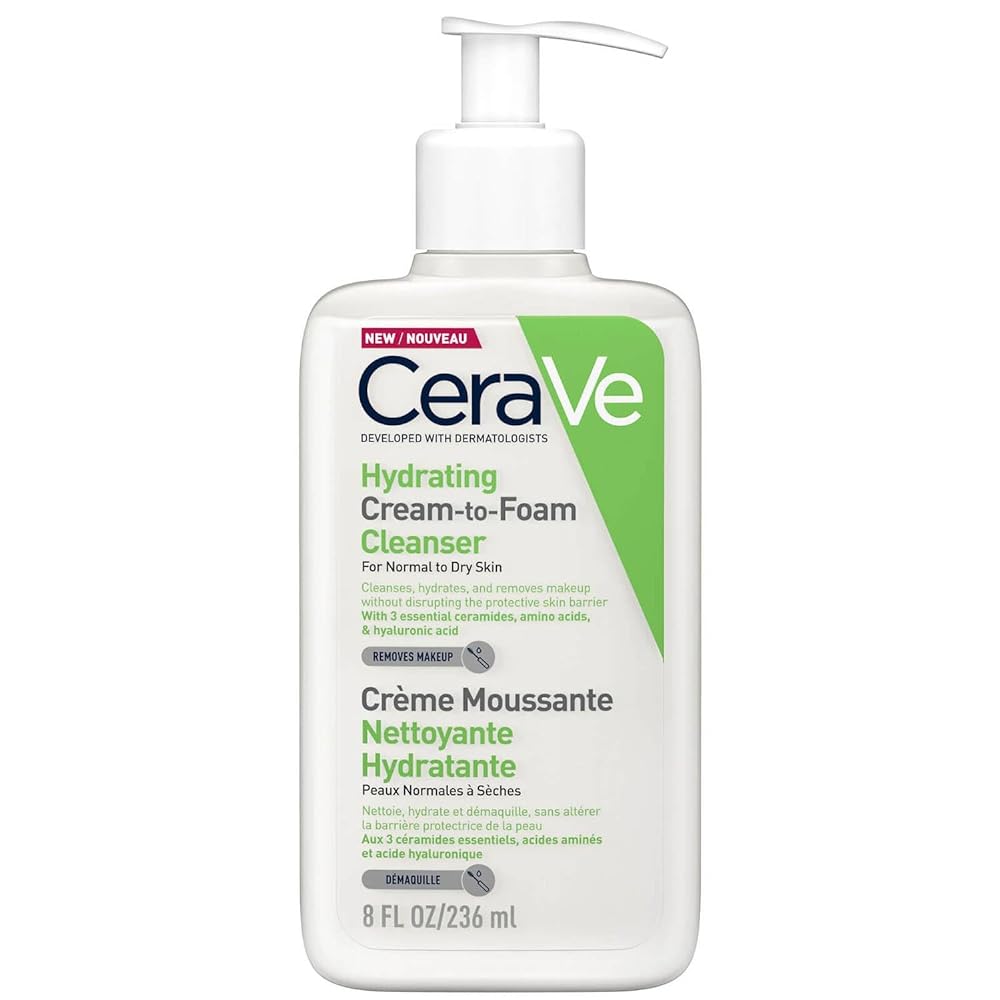 CeraVe Cream-to-Foam Facial Cleanser &#...