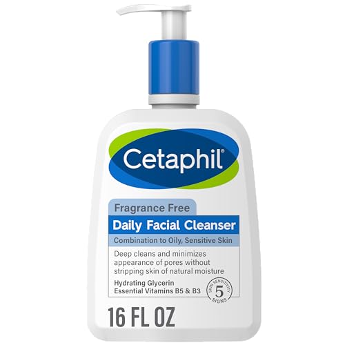 CETAPHIL Face Wash: Daily Cleanser for Sensitive Ski...