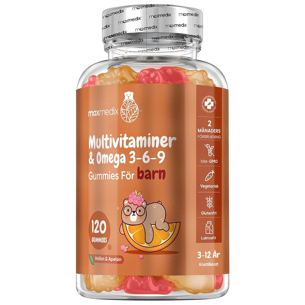 Children's Multivitamin Gummies - 120 Raspberry & Or...