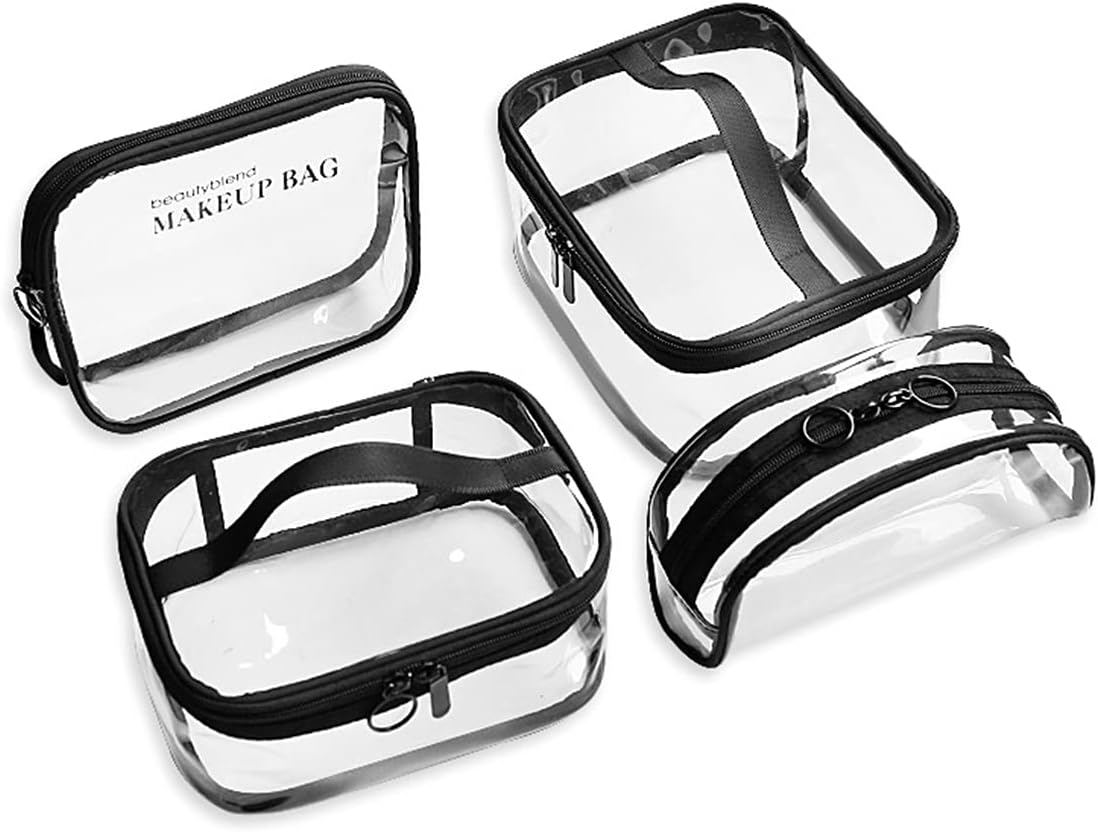 Clear Portable Toiletry Bag for Travel - Waterproof ...