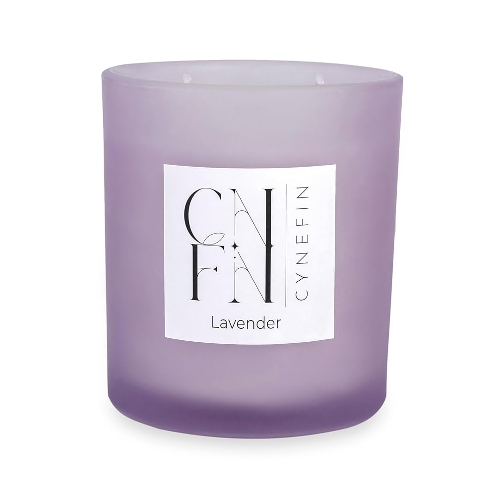 CNFN Lavender Coconut Wax Candle - 40 Hour Burn Time