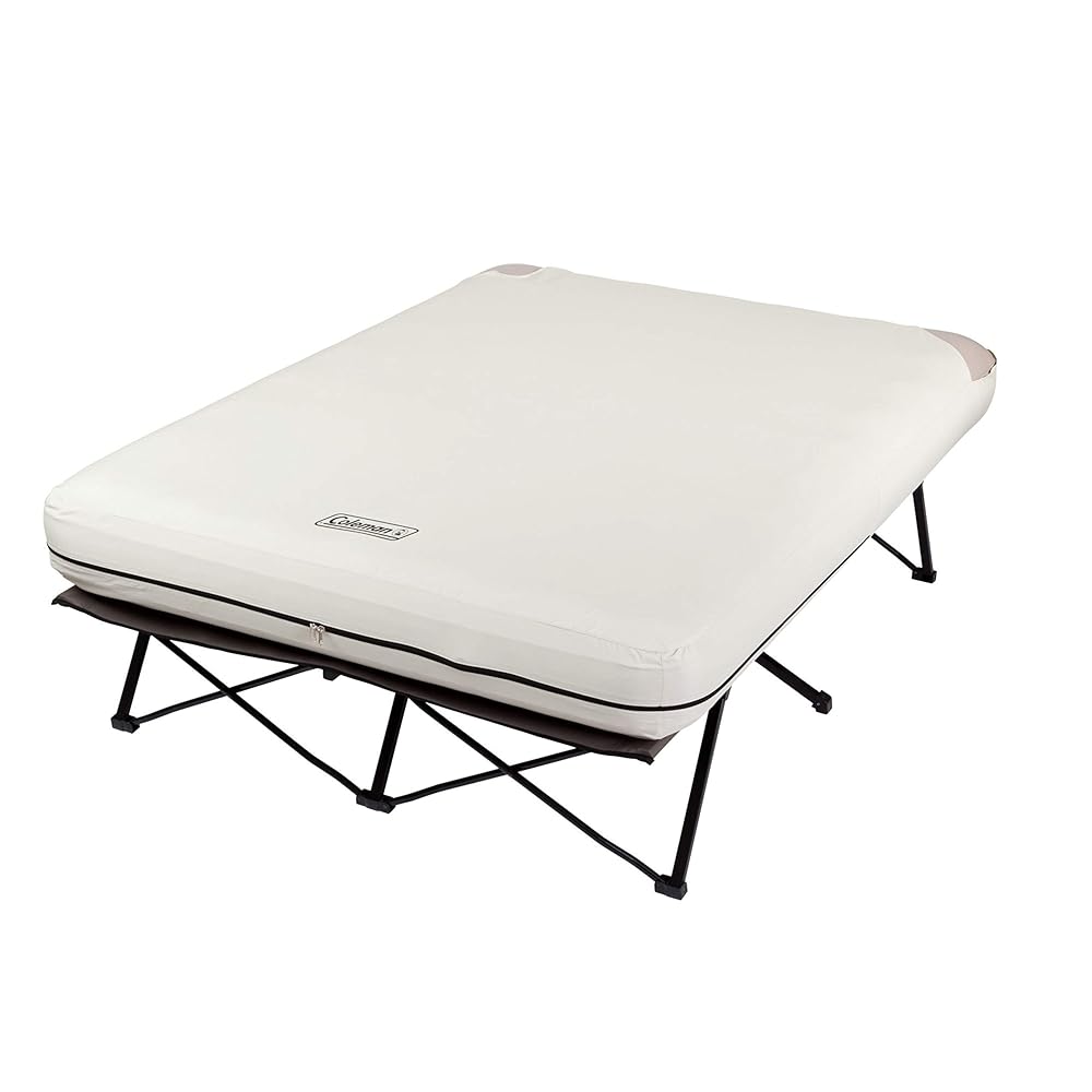 Coleman Camping Combo: Folding Bed, Air Mattress, and Pump