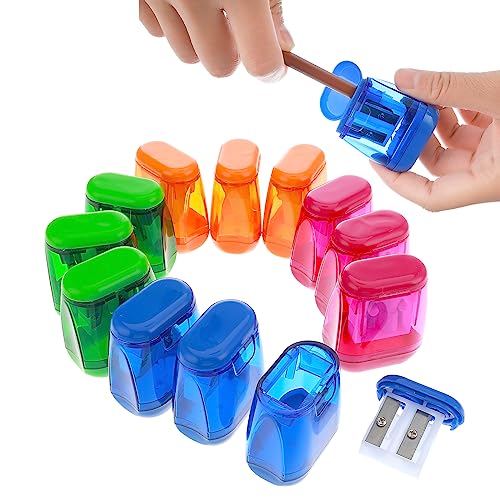 Colored Manual Pencil Sharpener Set