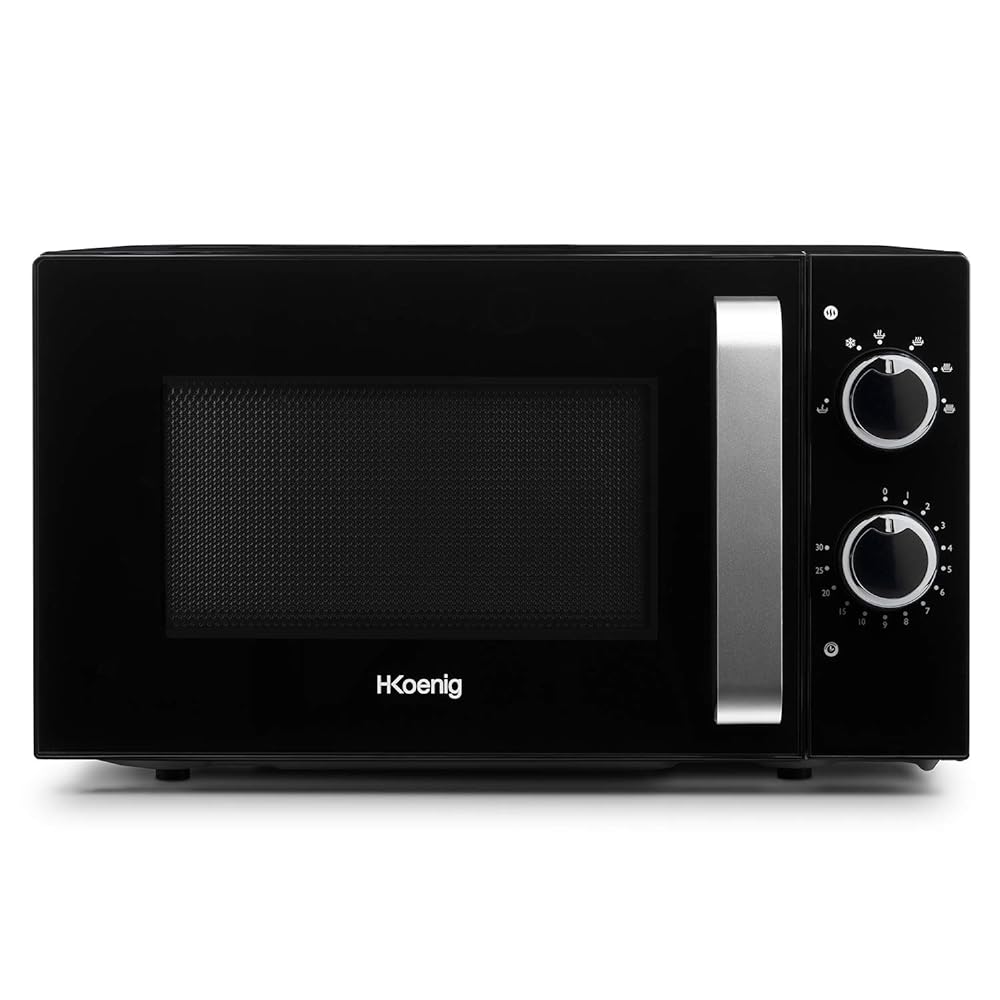 Compact Microwave 20L VIO8 Black by H.Koenig