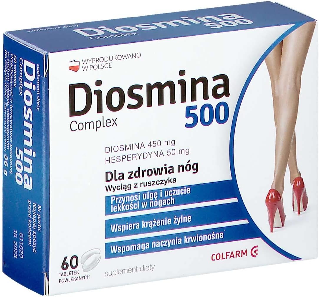 Diosmina 500 Complex: Relief for Leg Di...