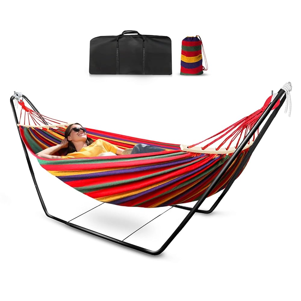 Double Hammock with Stand