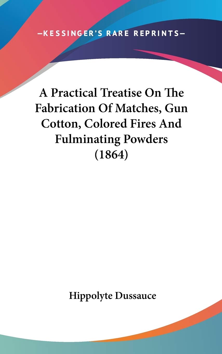 Fabrication of Matches and Explosives