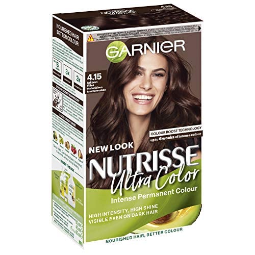 Garnier Nutrisse Ultra Color Hair Dye, Ash Brown