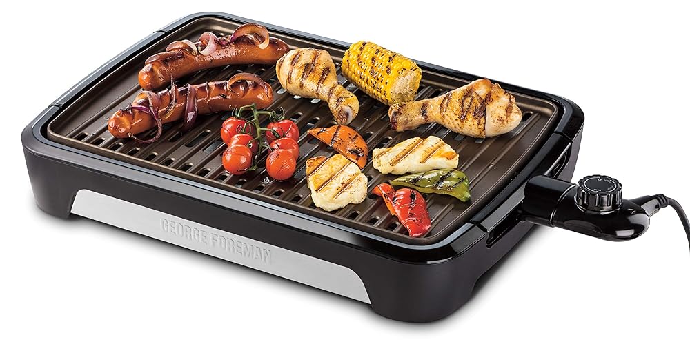 George Foreman Smokeless Tabletop Grill...