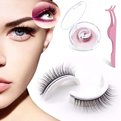 Glue-Free Waterproof Reusable False Eyelashes